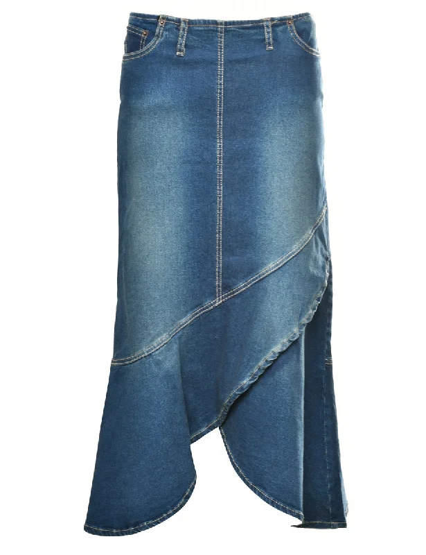 Maxi Denim Skirt - M