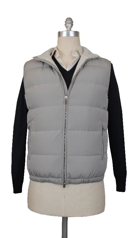 Mandelli Light Gray Jacket Vest