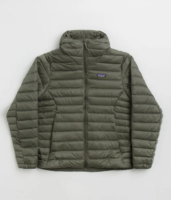 Patagonia Down Sweater Hooded Jacket (NetPlus®) - Pine Needle Green