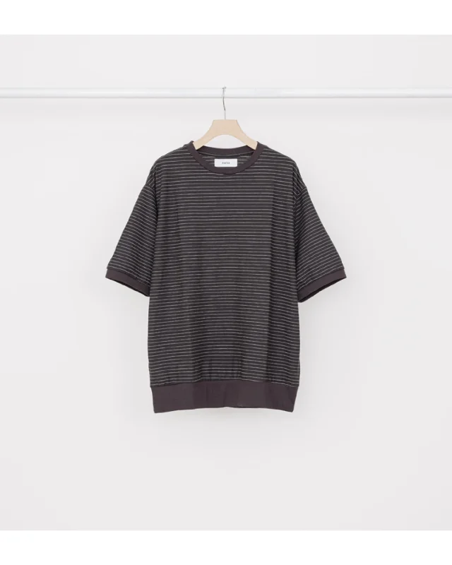 CREW NECK S/S CHARCOAL