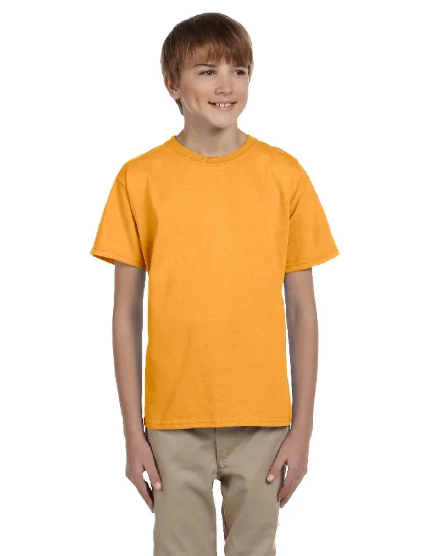 Hanes Youth Heavyweight 50/50 T-Shirts | Gold