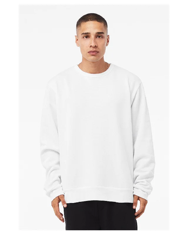 Bella+Canvas Unisex Classic Crewneck Sweatshirt | White