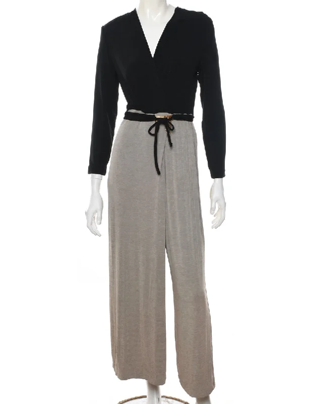 Long Sleeved Jumpsuit - S