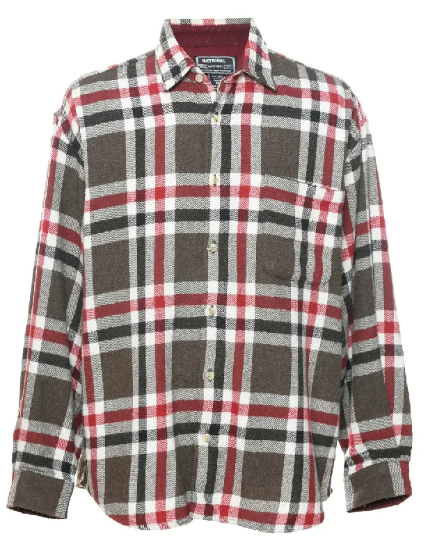 Multi-colour Checked Shirt - M