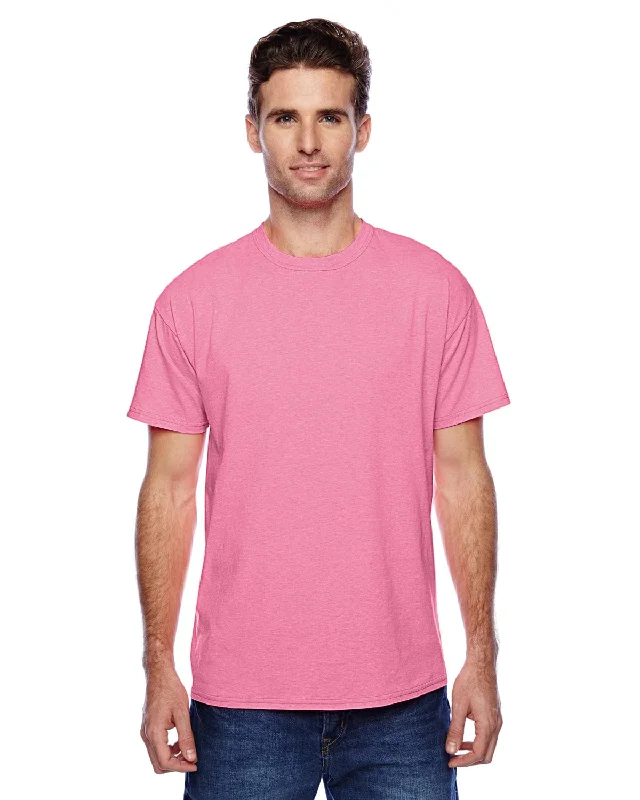 Hanes Unisex X-Temp Performance T-Shirt | Neon Pnk Heather