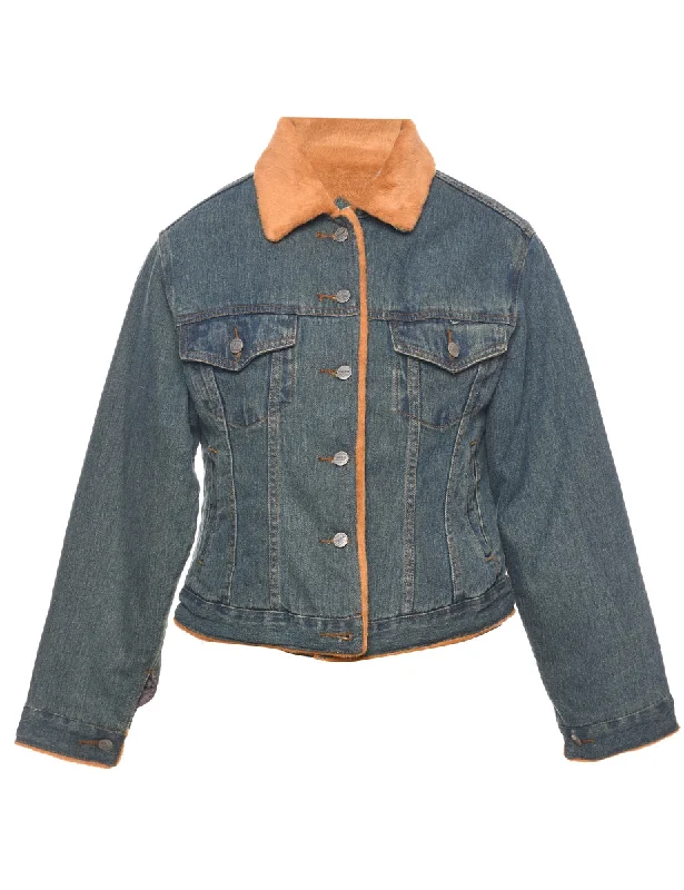 Medium Wash Denim Jacket - M