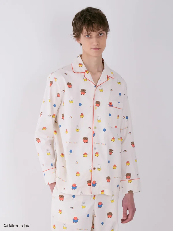 [Dick Bruna] HOMME Patterned Flannel Shirt