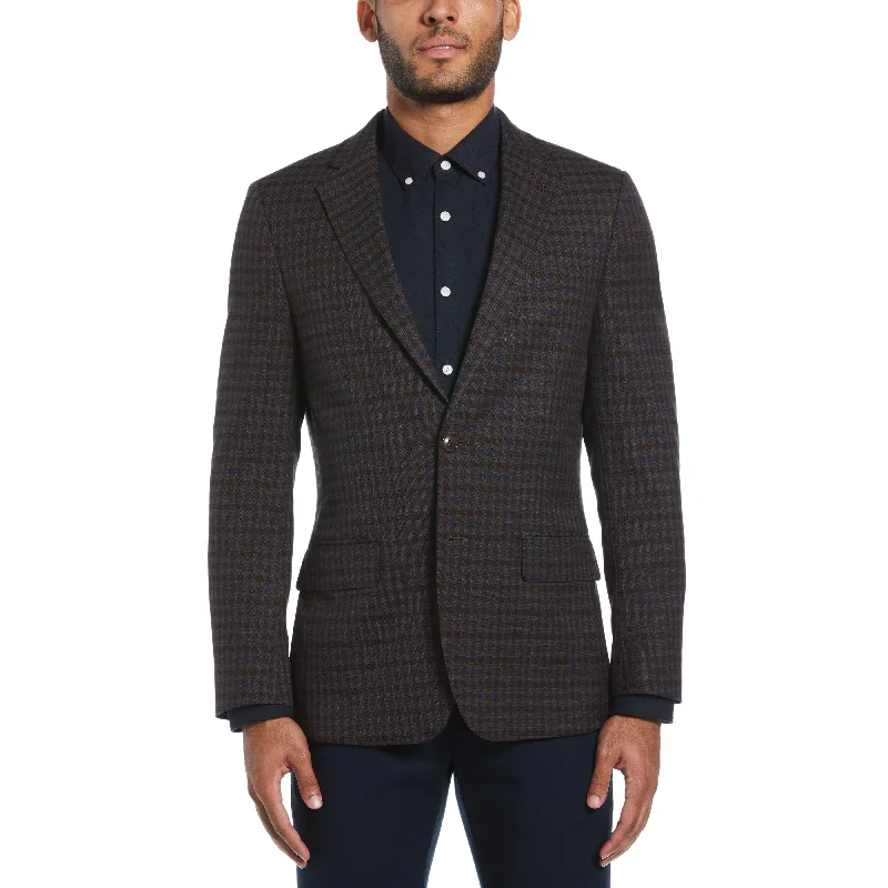 Slim Fit Check Sport Coat