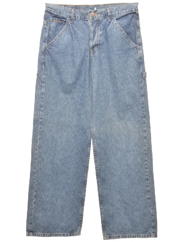 Medium Wash Lei 1990s Straight Fit Jeans - W31 L32