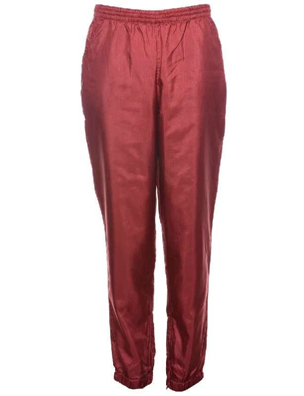 Maroon Track Pants - W30 L31