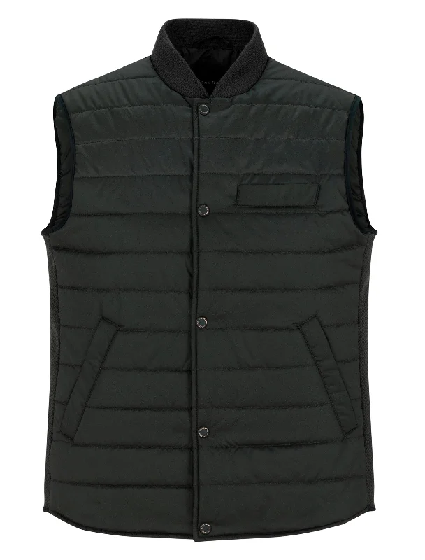 Dark Green Puffer Vest