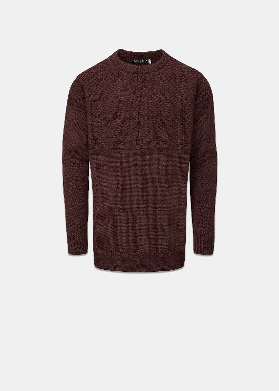 Guernsey Jumper Burgundy