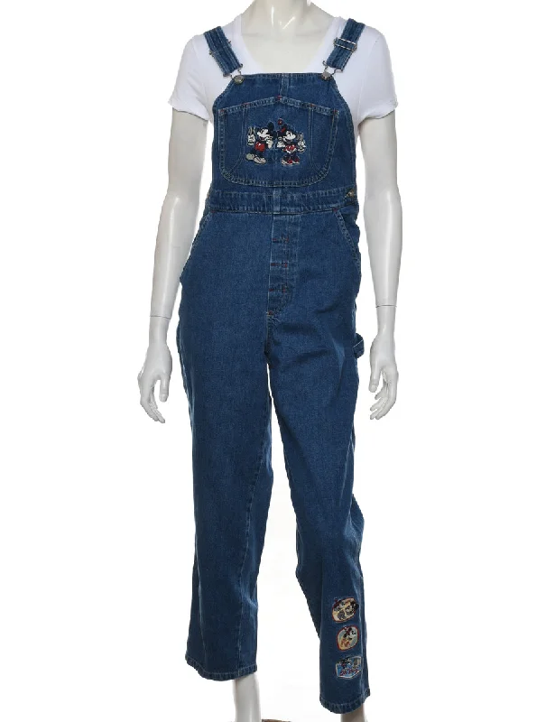 Medium Wash Dungarees - W32 L29