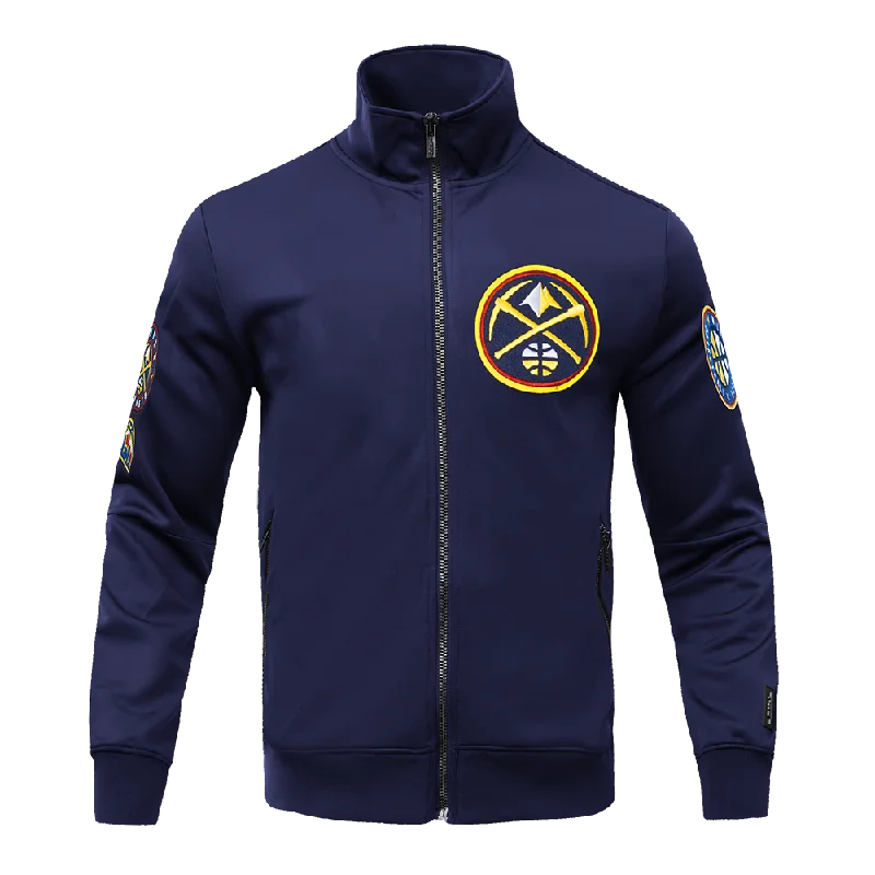 NBA DENVER NUGGETS CLASSIC MEN'S TRACK JACKET (MIDNIGHT NAVY)