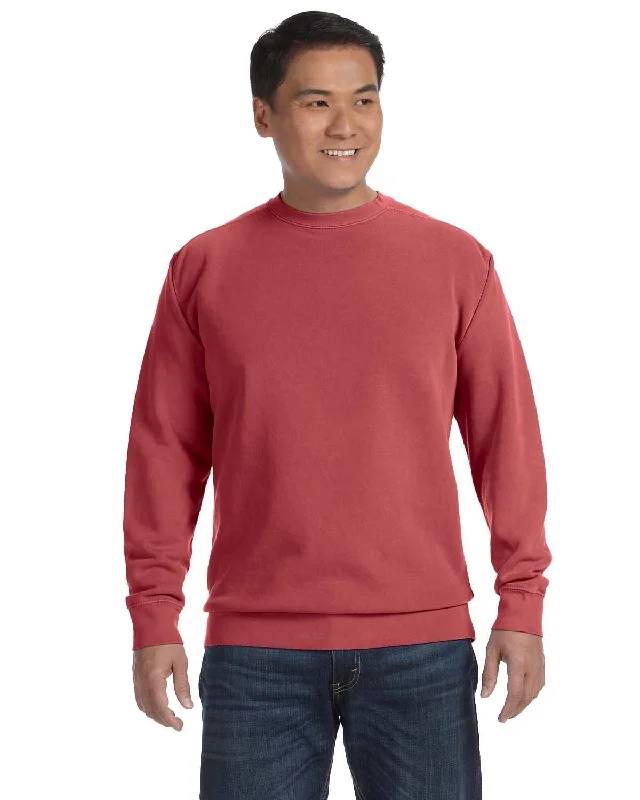 Comfort Colors Garment-Dyed Crewneck Sweatshirt | Crimson