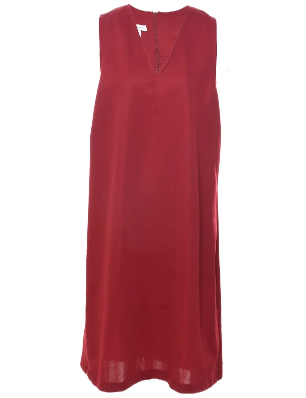 Maroon Dress - L