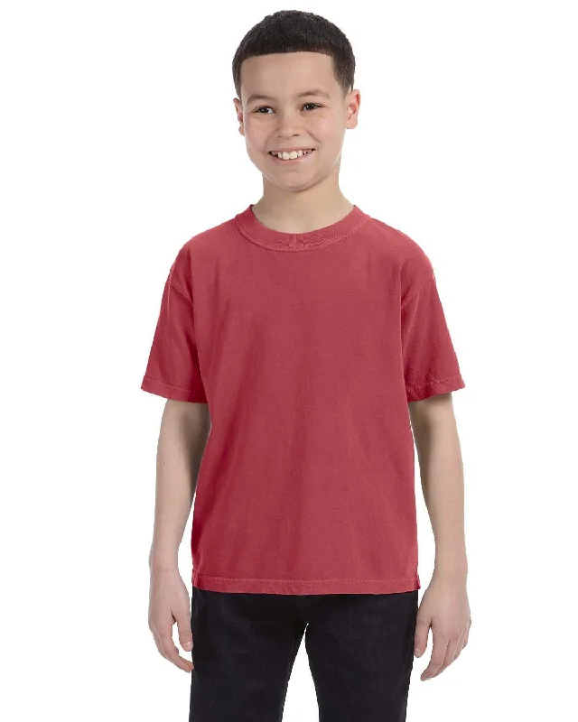 Comfort Colors Youth Garment-Dyed T-Shirt | Crimson