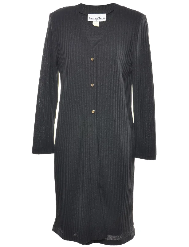 Long Sleeved Jumper Dress - L