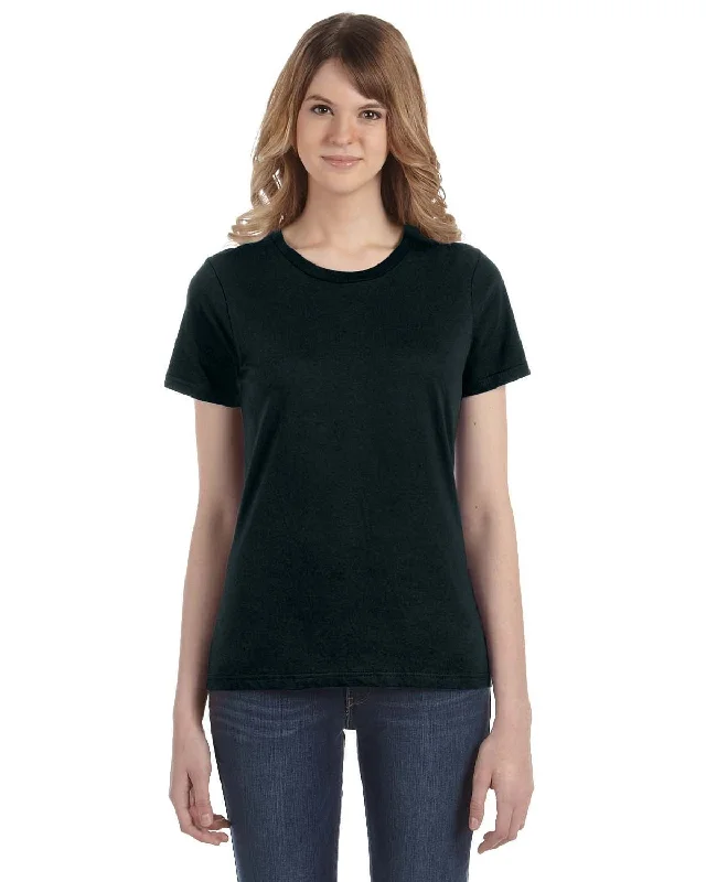 Anvil Ladies Fashion Fit T-Shirt | Black