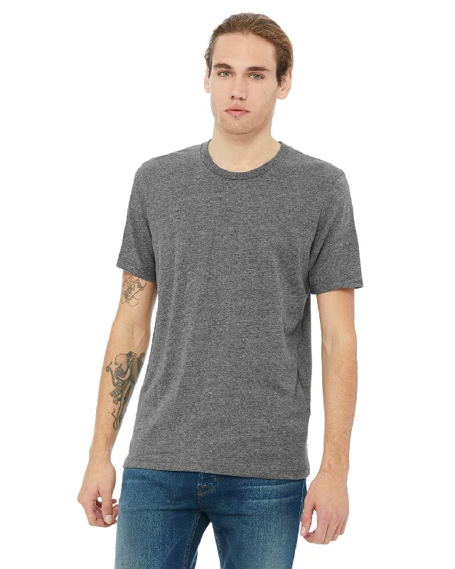 Bella+Canvas Unisex Heavyweight Crew T-Shirt | Deep Heather