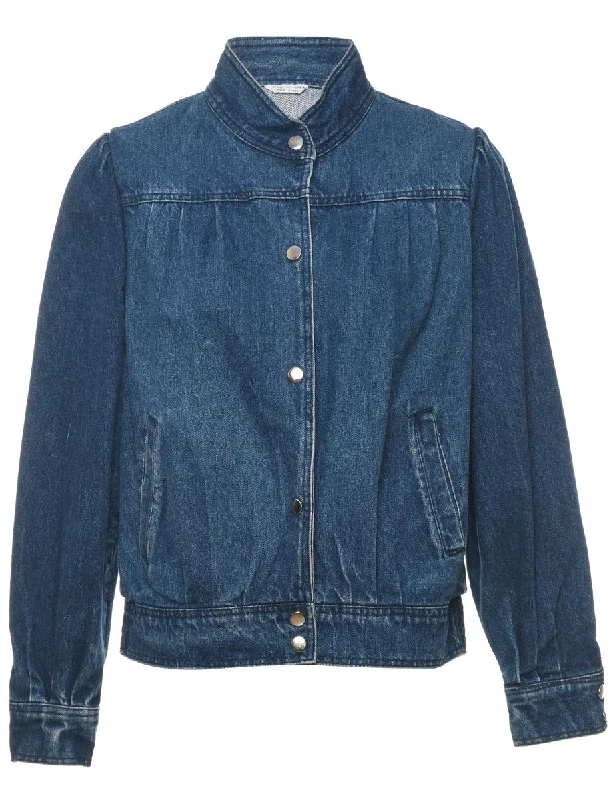 Medium Wash Classic Denim Jacket - S