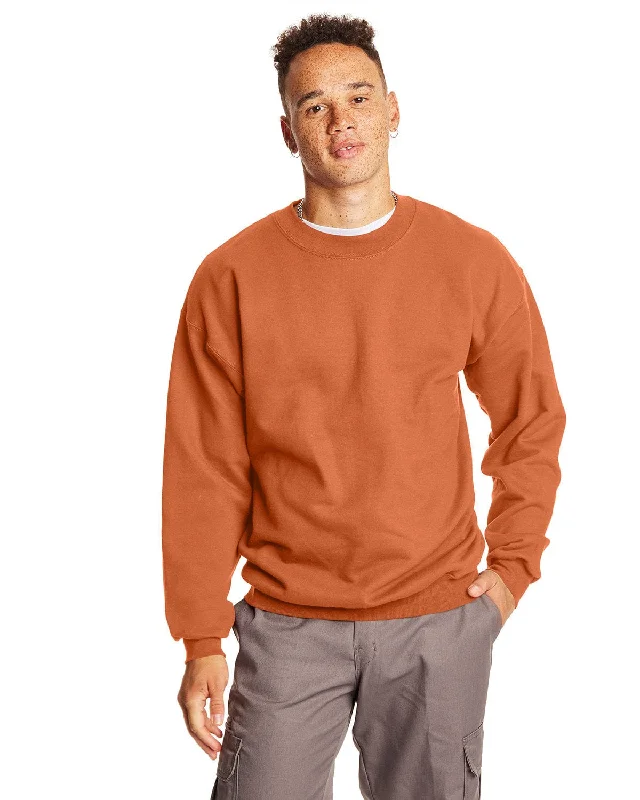 Hanes Ultimate Cotton Crewneck Sweatshirt | Pumpkin