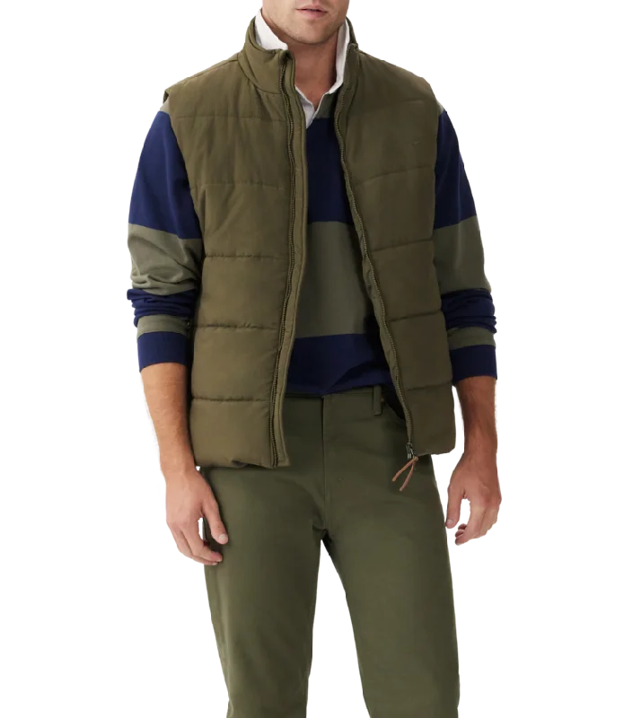 Padstow Vest - Olive