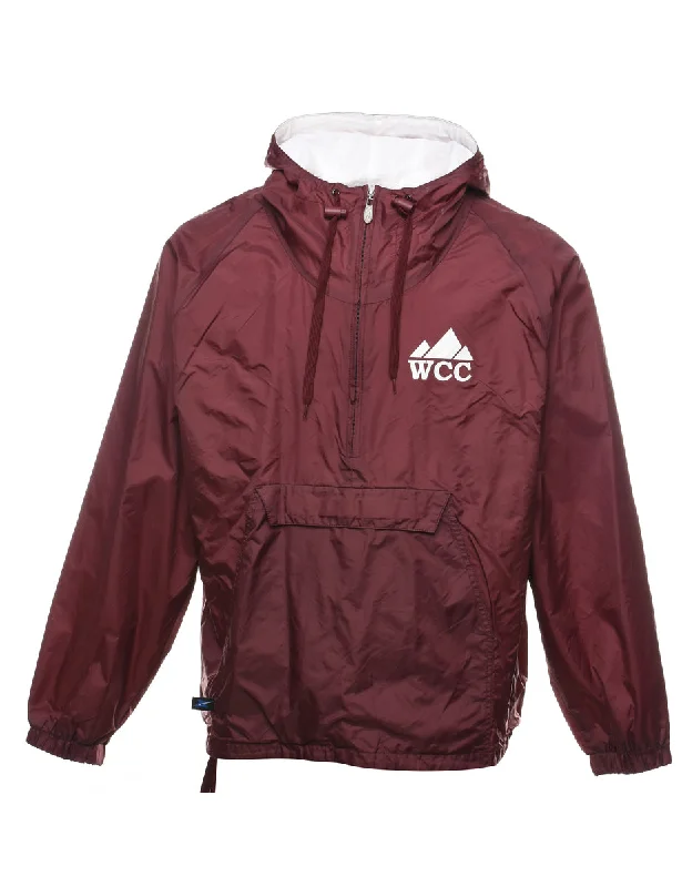 Maroon WCC Nylon Jacket - L