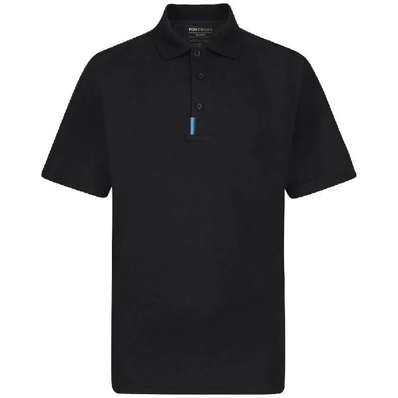 Portwest T720 Polo Shirt - Black