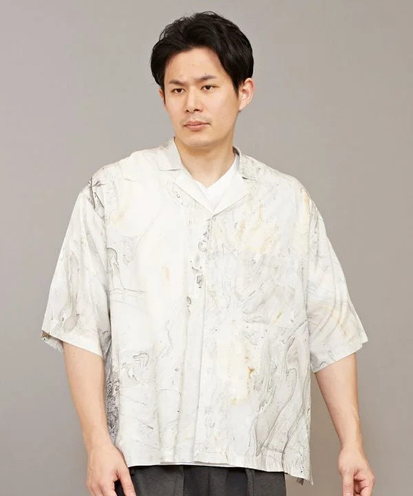 SUMINAGASHI - Marble Dye Shirt