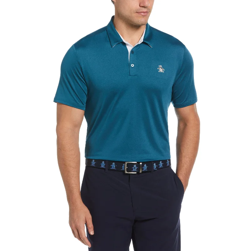 Original Block Design Short Sleeve Golf Polo Shirt