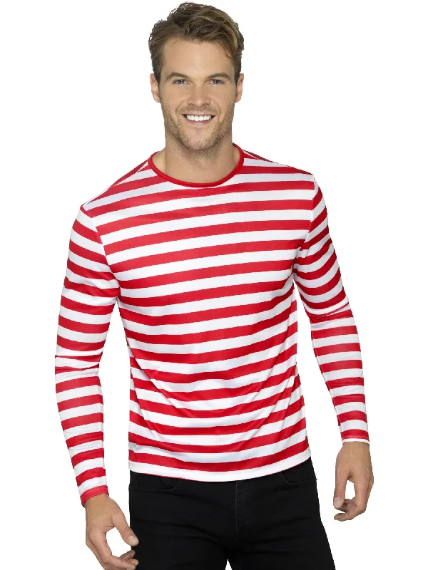 Stripy T-Shirt, Red