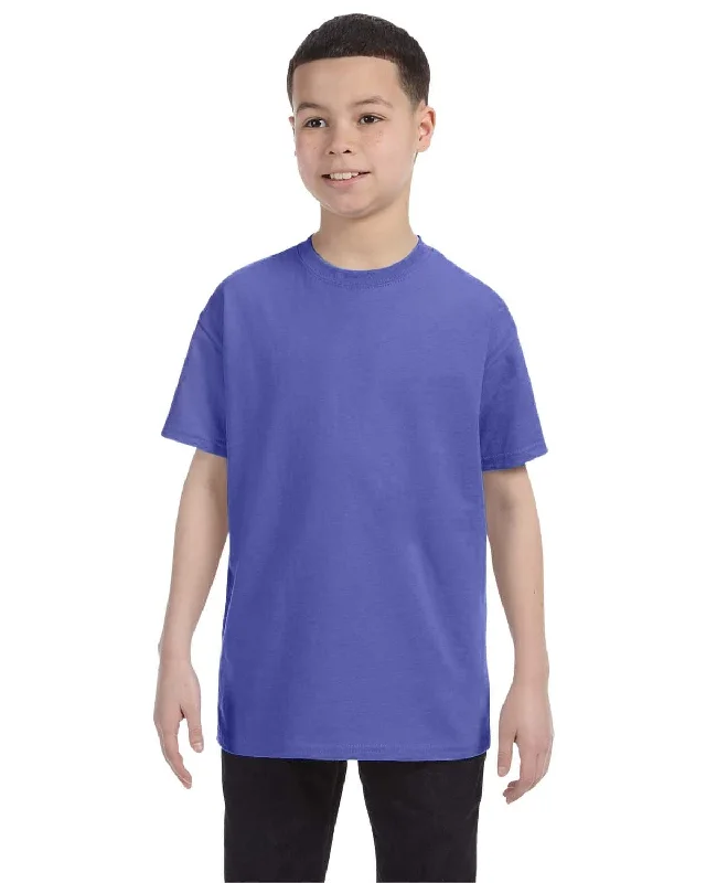 Jerzees Youth Heavyweight 50/50 T-Shirt | Violet