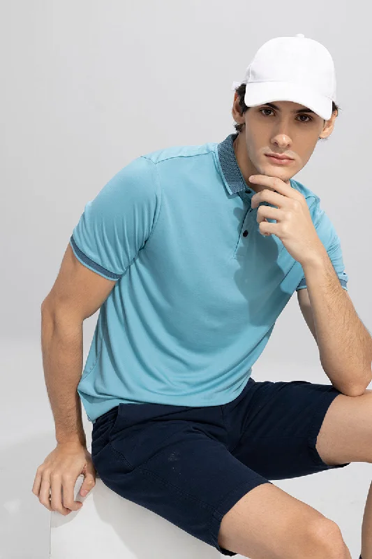 Camiseta Teal Blue Polo T-Shirt