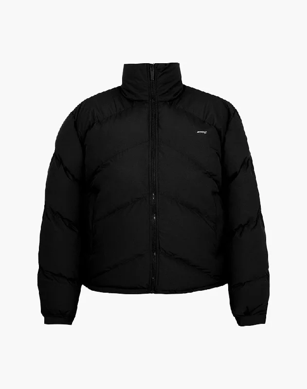 STMT PUFFER JACKET (BLACK)