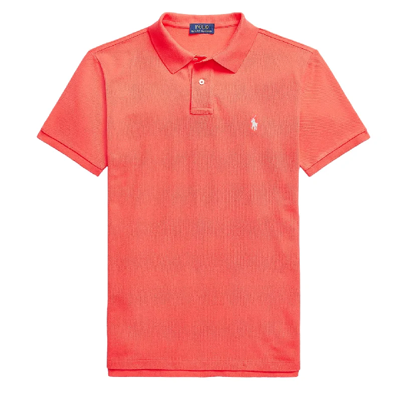 Polo Ralph Lauren Custom Slim Fit Classic Polo Pale Red