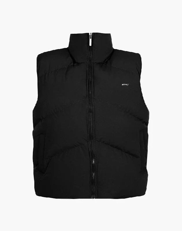 STMT PUFFER VEST (BLACK)