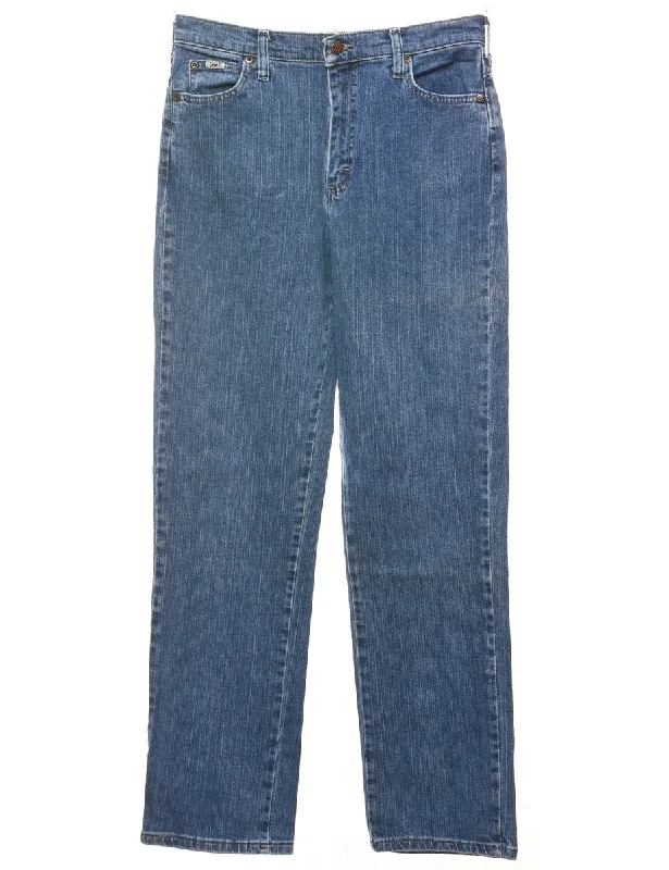 Medium Wash Relaxed Fit Lee Jeans - W30 L32