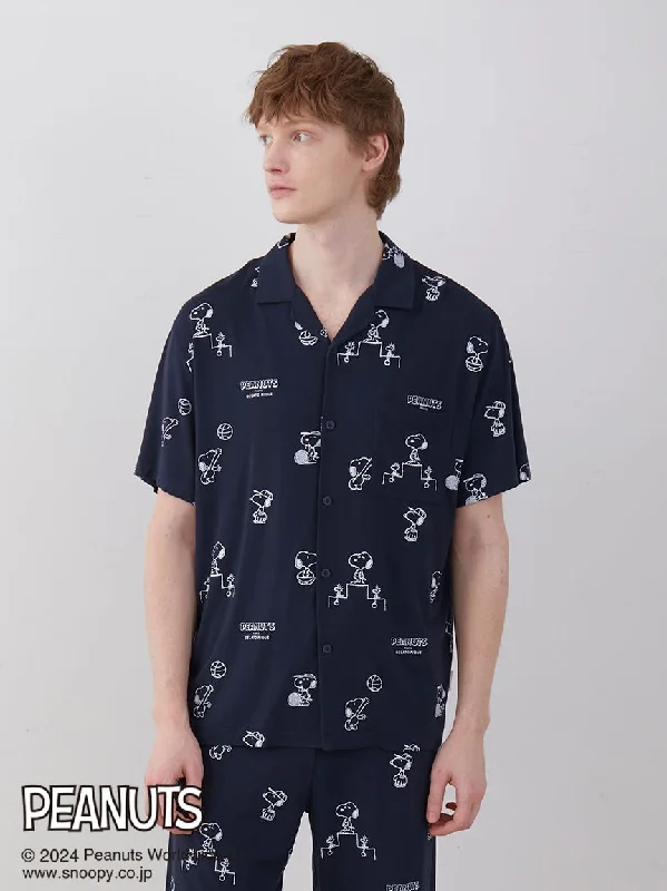 PEANUTS MENS Printed Pajama Shirt