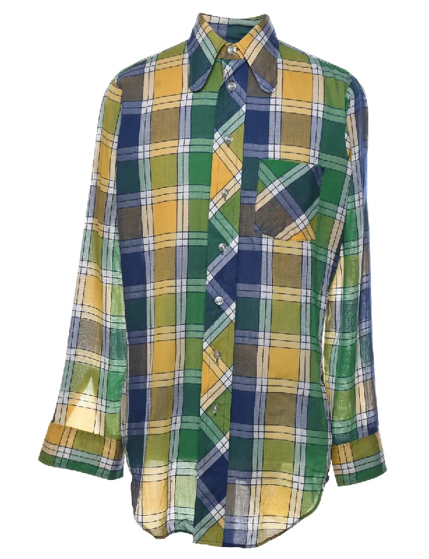 Multi-colour Checked Shirt - M