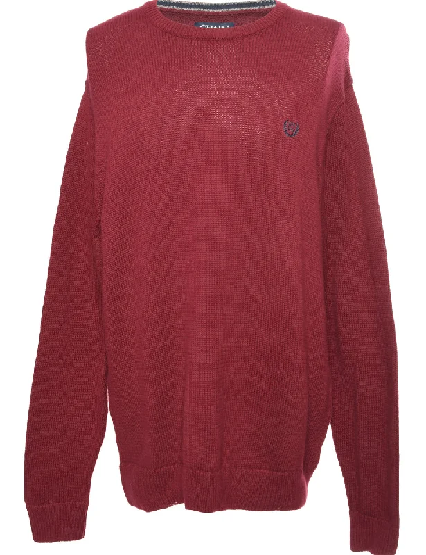 Maroon Chaps Jumper - L