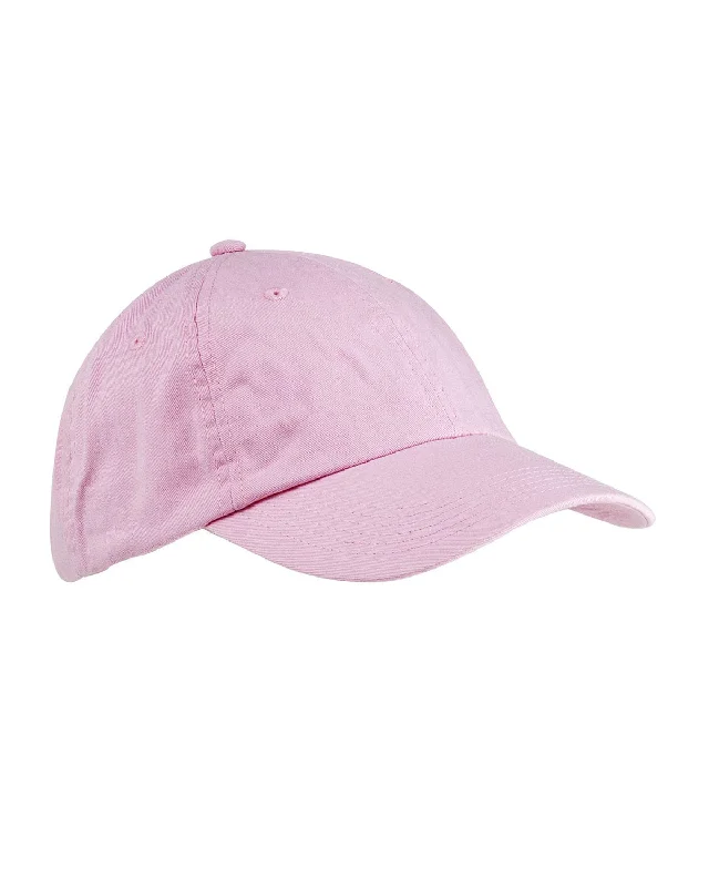 Big Accessories Enzyme Washed Low Profile Cap | Light Pink