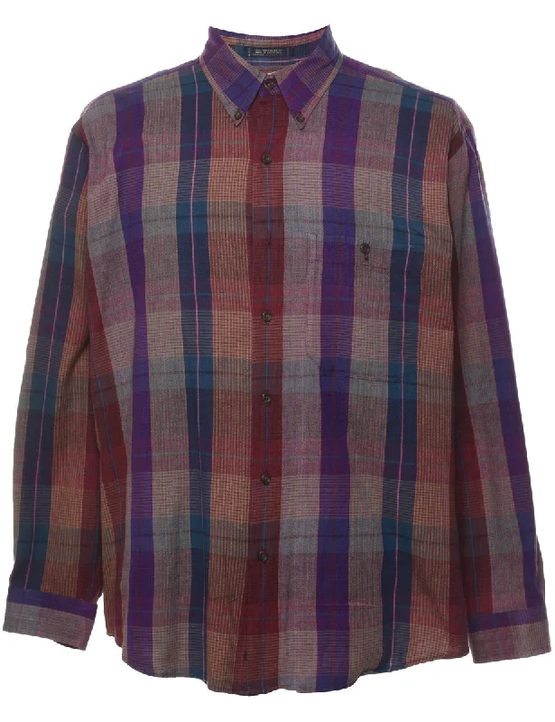 Multi-colour Checked Shirt - L