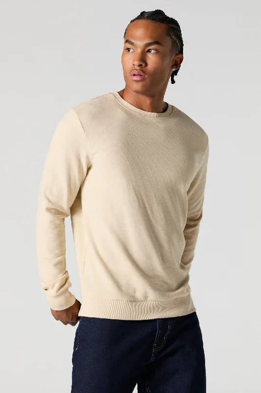 Ribbed Knit Long Sleeve Top