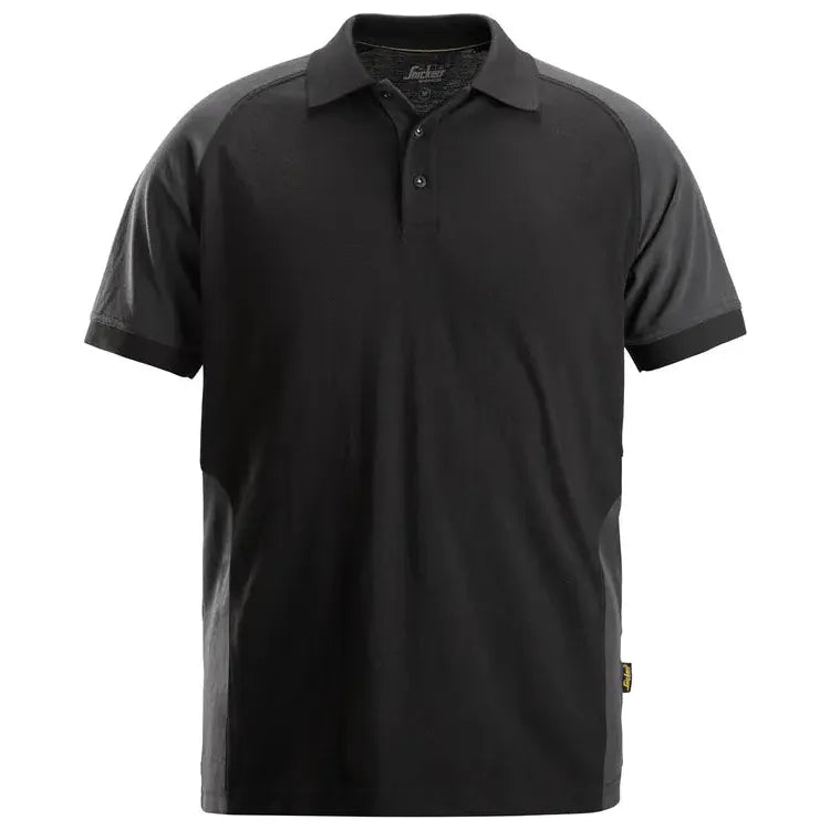 Snickers 2750 Two-Coloured Polo Shirt Black