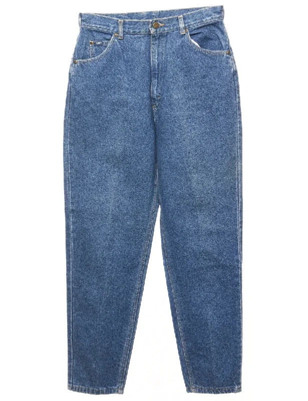 Medium Wash Tapered Lee Jeans - W29 L29