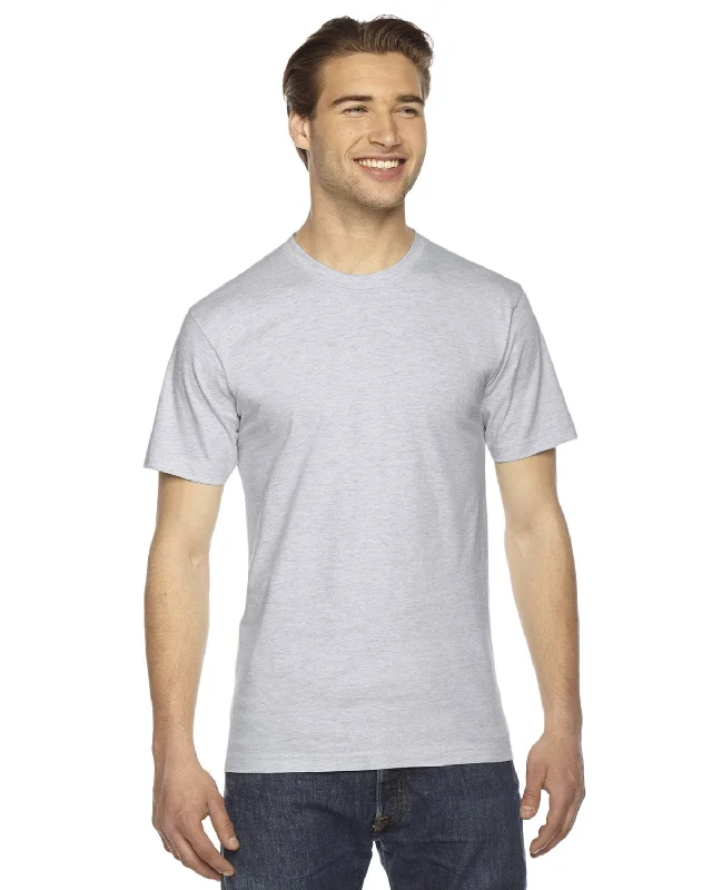 American Apparel Unisex Fine Jersey Short Sleeve T-Shirt | Ash Grey