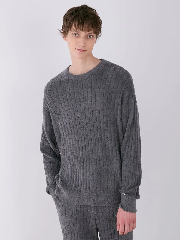 Smoothie Relaxed Fit Ribbed Knit Sweater