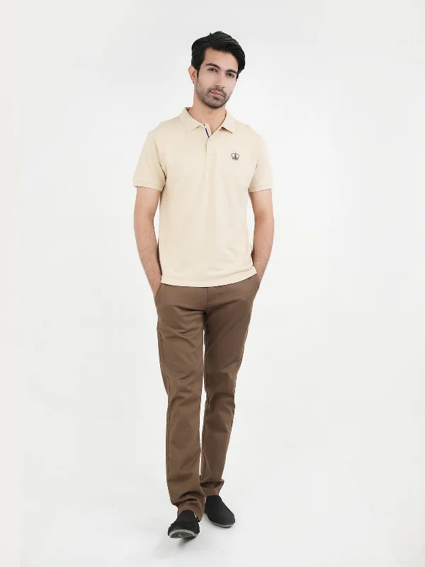 "MELKER" Summer Slim Fit Polo Shirt