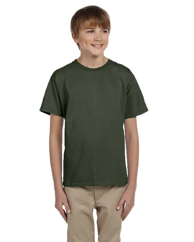 Fruit of the Loom Youth T-Shirt | Military Green